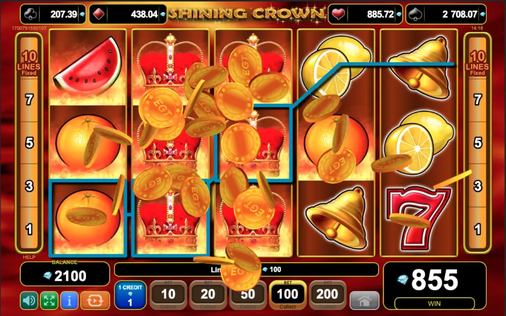 Shining Crown Win